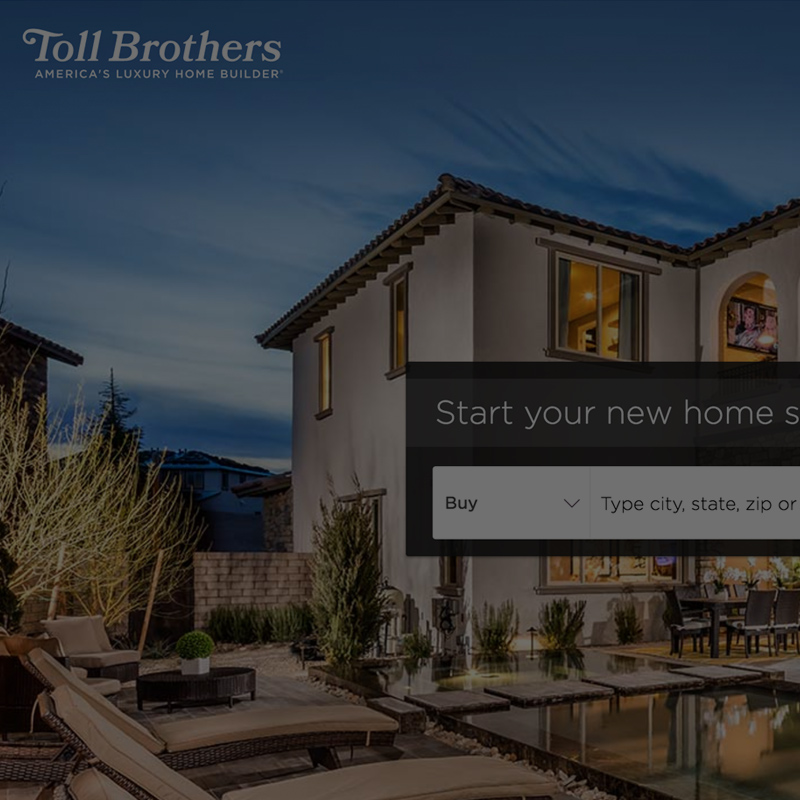 Toll Brothers Website